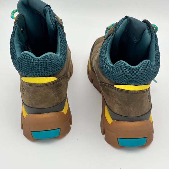 TIMBERLAND Jenness Falls WATERPROOF MID HIKING BOOT (Women) OLIVE FULL GRAIN 7.5 - Picture 6 of 10